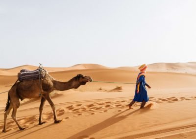 Disfrute de 4 días en el Sahara Desert Tour desde Fes a Merzouga y experimente el paseo en camello en Desert Erg Chebbi